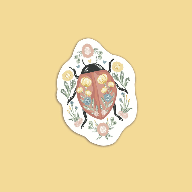 Stickers : La coccinelle 🐞